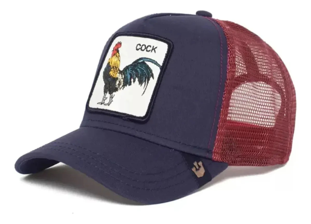 Gorra visera con parche animales